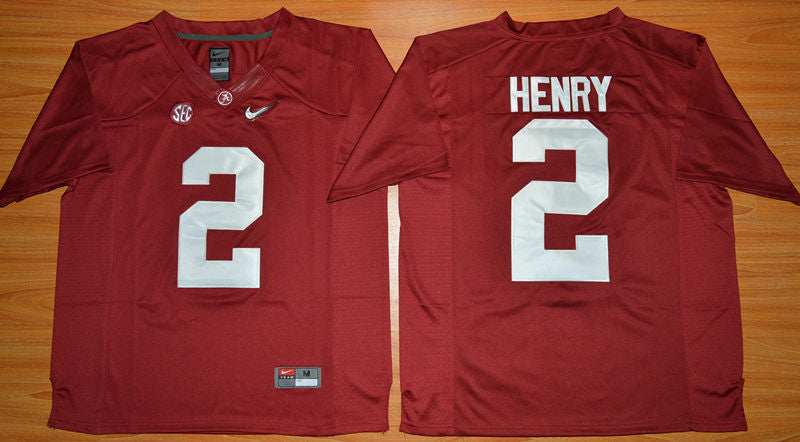 Derrick Henry Alabama Crimson Tide red jersey