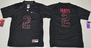 Jalen Hurts Alabama Crimson Tide black jersey