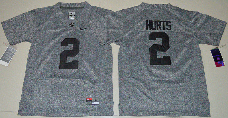 Jalen Hurts Alabama Crimson Tide grey jersey