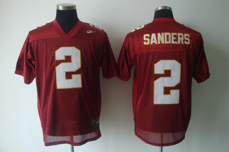 Sanders Alabama Crimson Tide red jersey