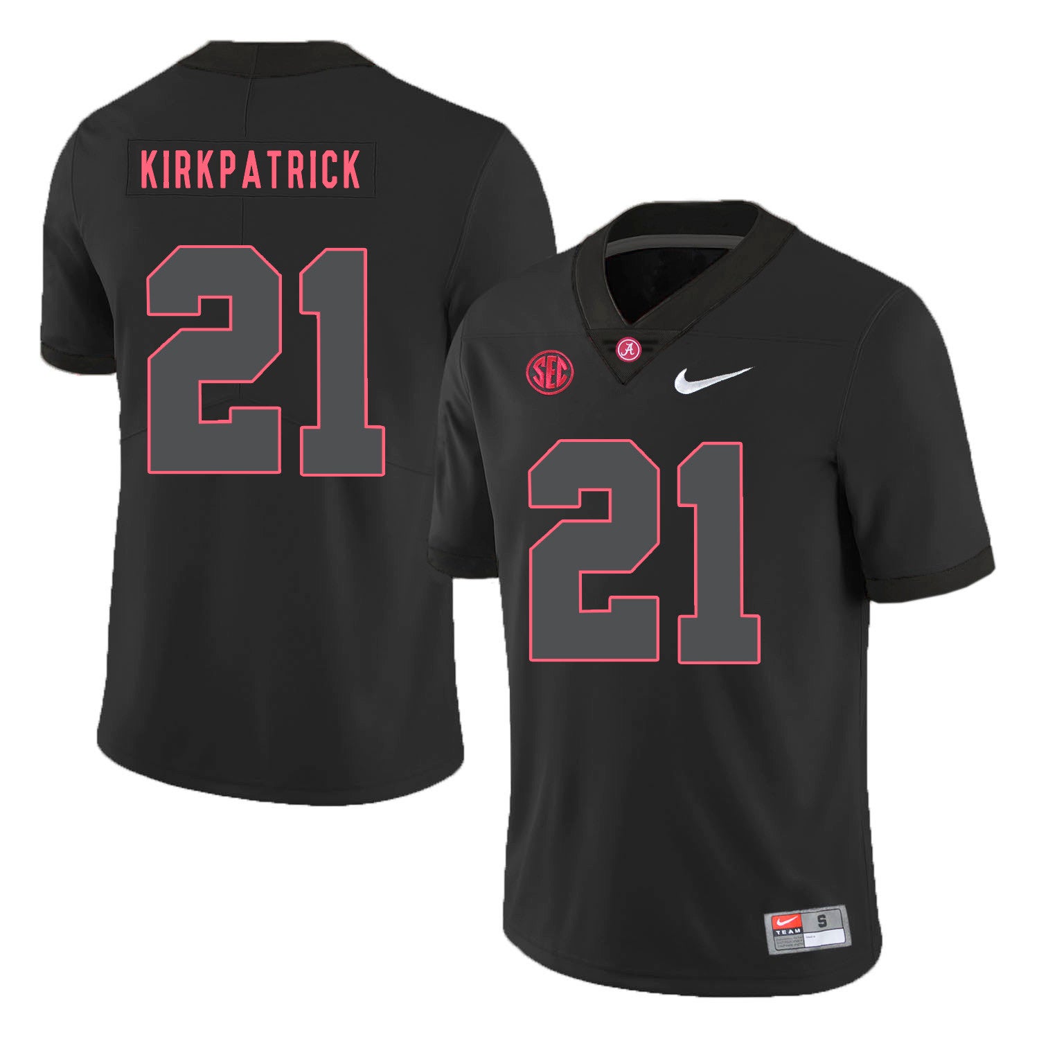 Dre Kirkpatrick Alabama Crimson Tide black Shadow jersey