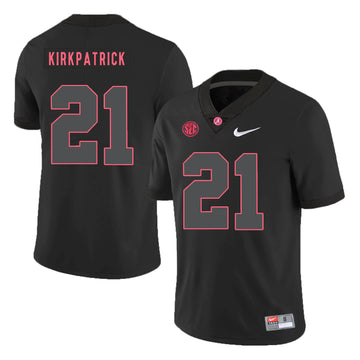 Dre Kirkpatrick Alabama Crimson Tide black Shadow jersey