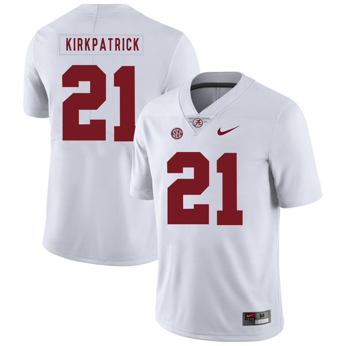 Dre Kirkpatrick Alabama Crimson Tide white jersey
