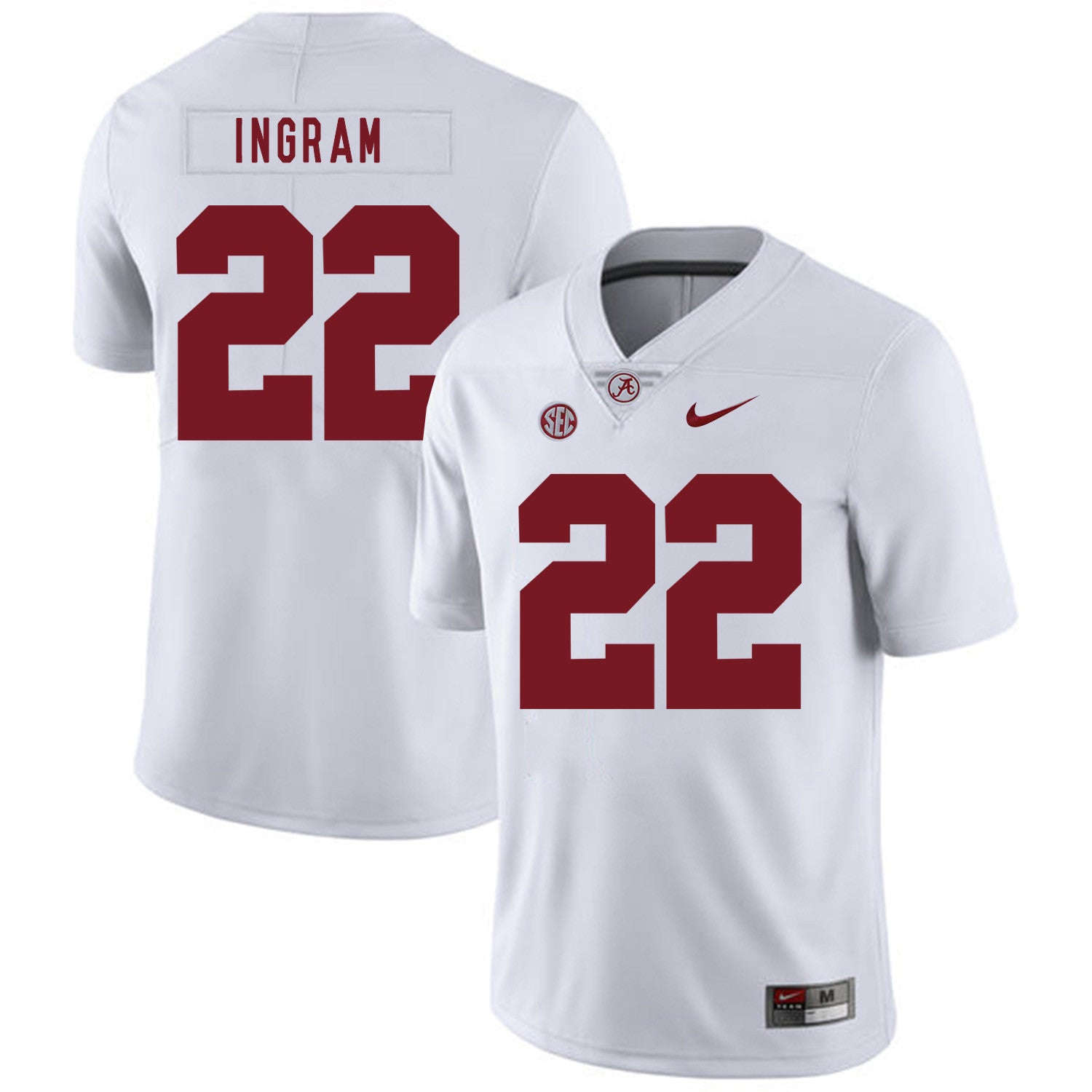 Mark Ingram Alabama Crimson Tide white jersey