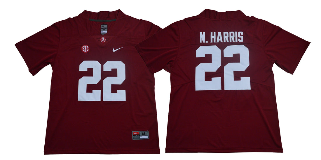 Najee Harris Alabama Crimson Tide red jersey
