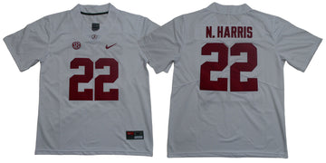 Najee Harris Alabama Crimson Tide white jersey