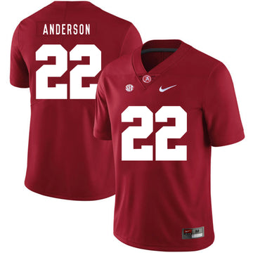 Ryan Anderson Alabama Crimson Tide red jersey