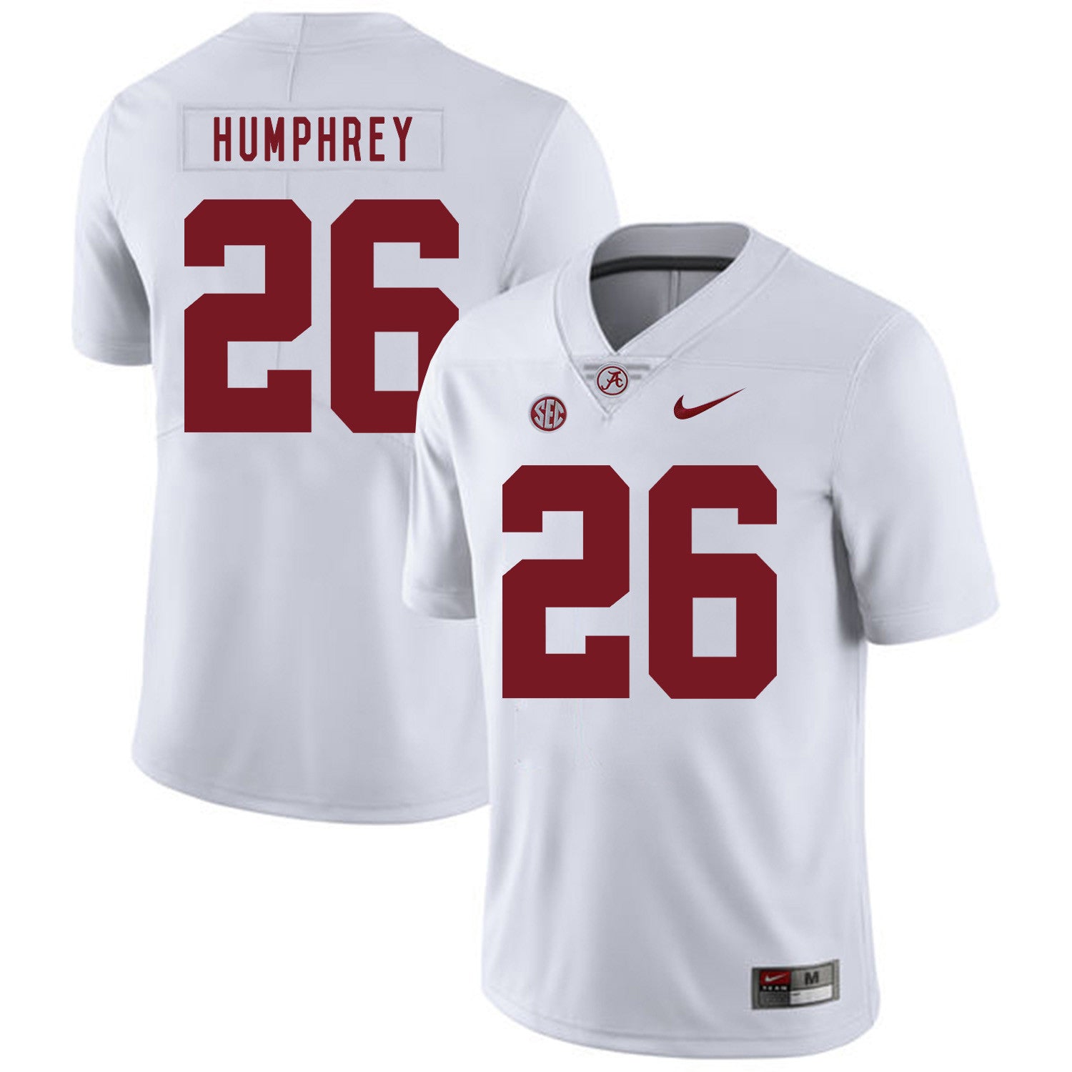 Marlon Humphrey Alabama Crimson Tide white jersey