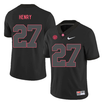 Derrick Henry Alabama Crimson Tide black Shadow jersey
