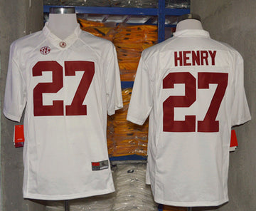 Henry Alabama Crimson Tide white jersey