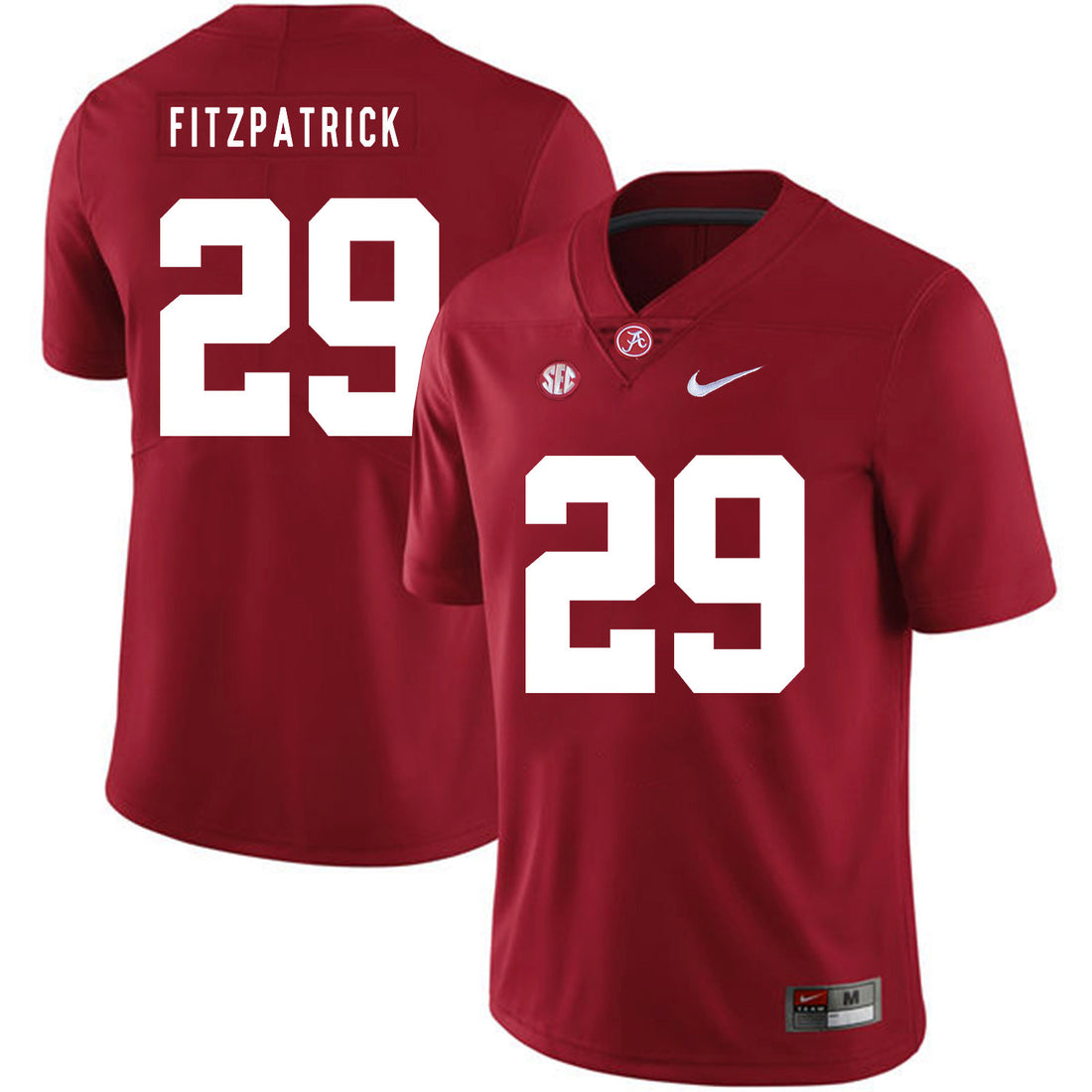 Minkah Fitzpatrick Alabama Crimson Tide red jersey