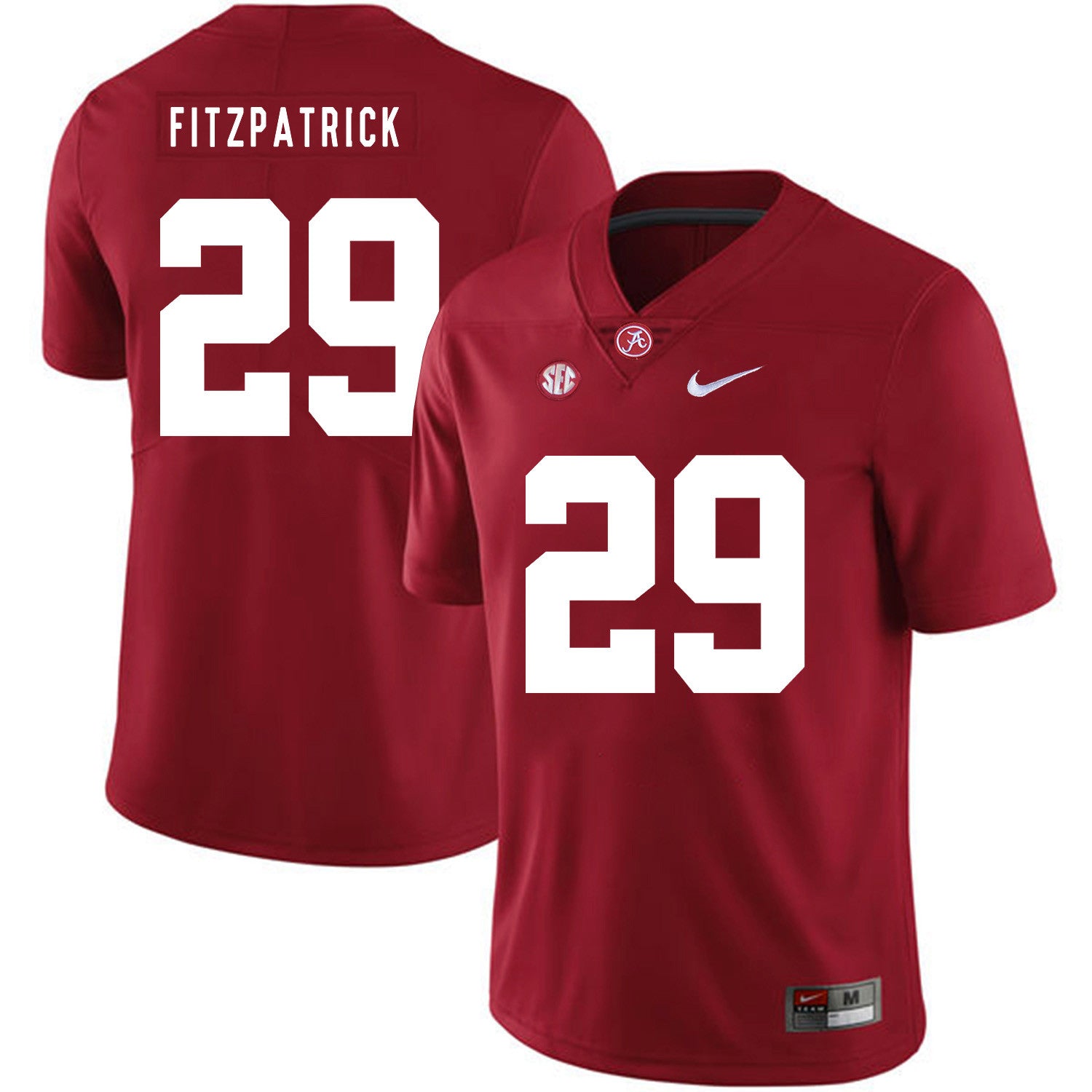 Minkah Fitzpatrick Alabama Crimson Tide red jersey