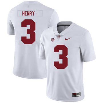 Derrick Henry Alabama Crimson Tide white jersey