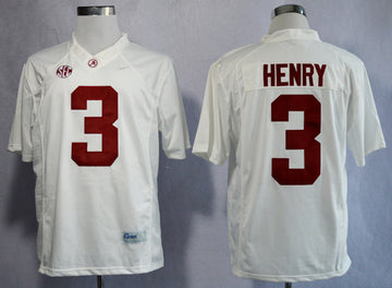 Derrick Henry Alabama Crimson Tide white Limited jersey