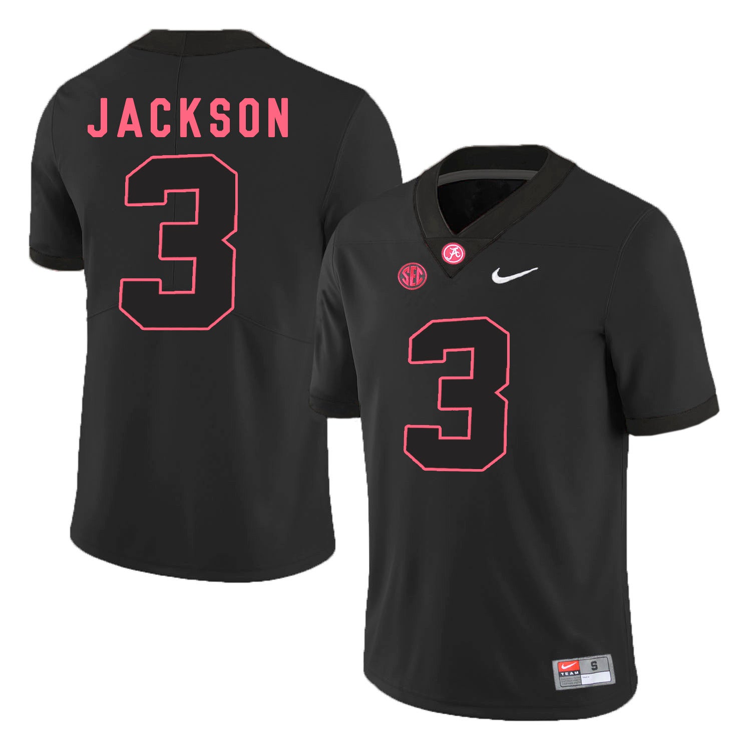 Kareem Jackson Alabama Crimson Tide black jersey