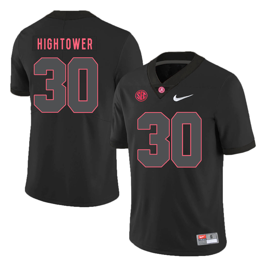 Dont'a Hightower Alabama Crimson Tide black Shadow jersey