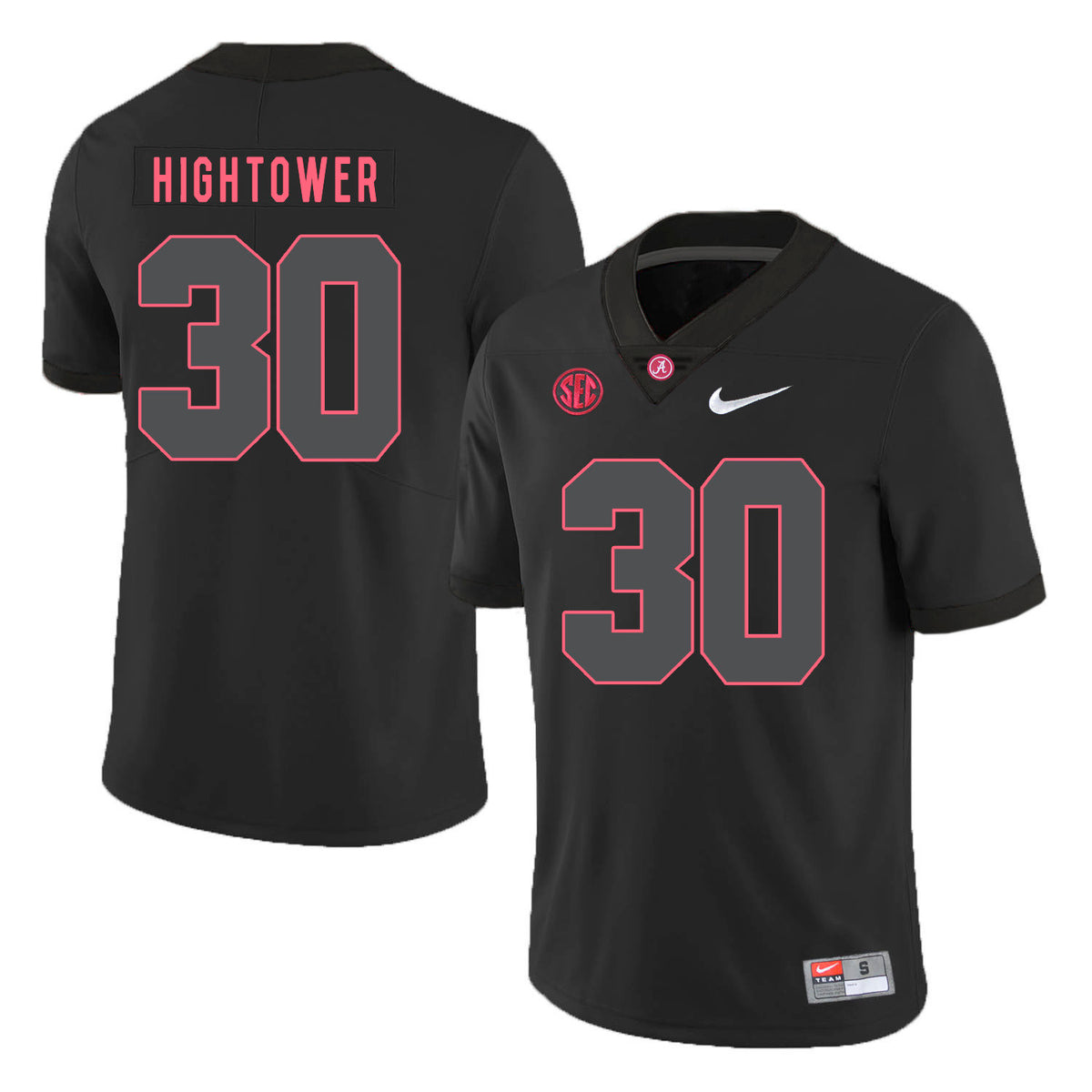 Dont'a Hightower Alabama Crimson Tide black Shadow jersey