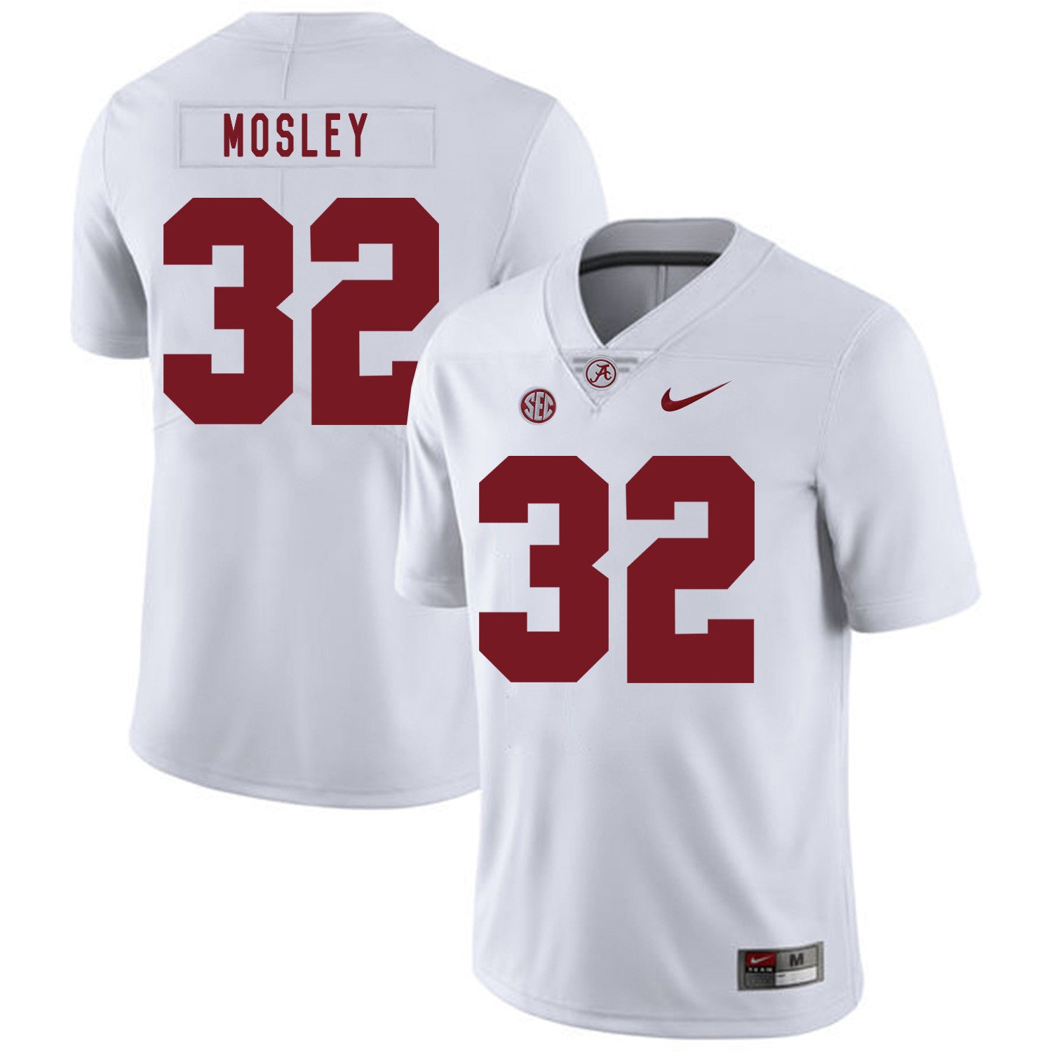 C.J. Mosley Alabama Crimson Tide white jersey