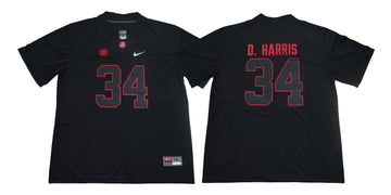 Damien Harris Alabama Crimson Tide black jersey