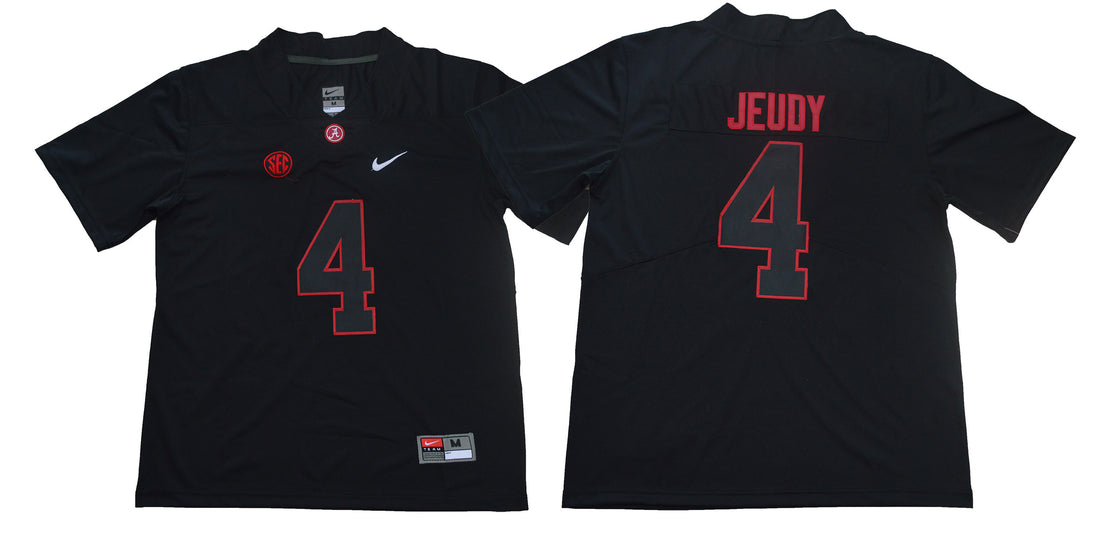 Jerry Jeudy Alabama Crimson Tide black Shadow jersey