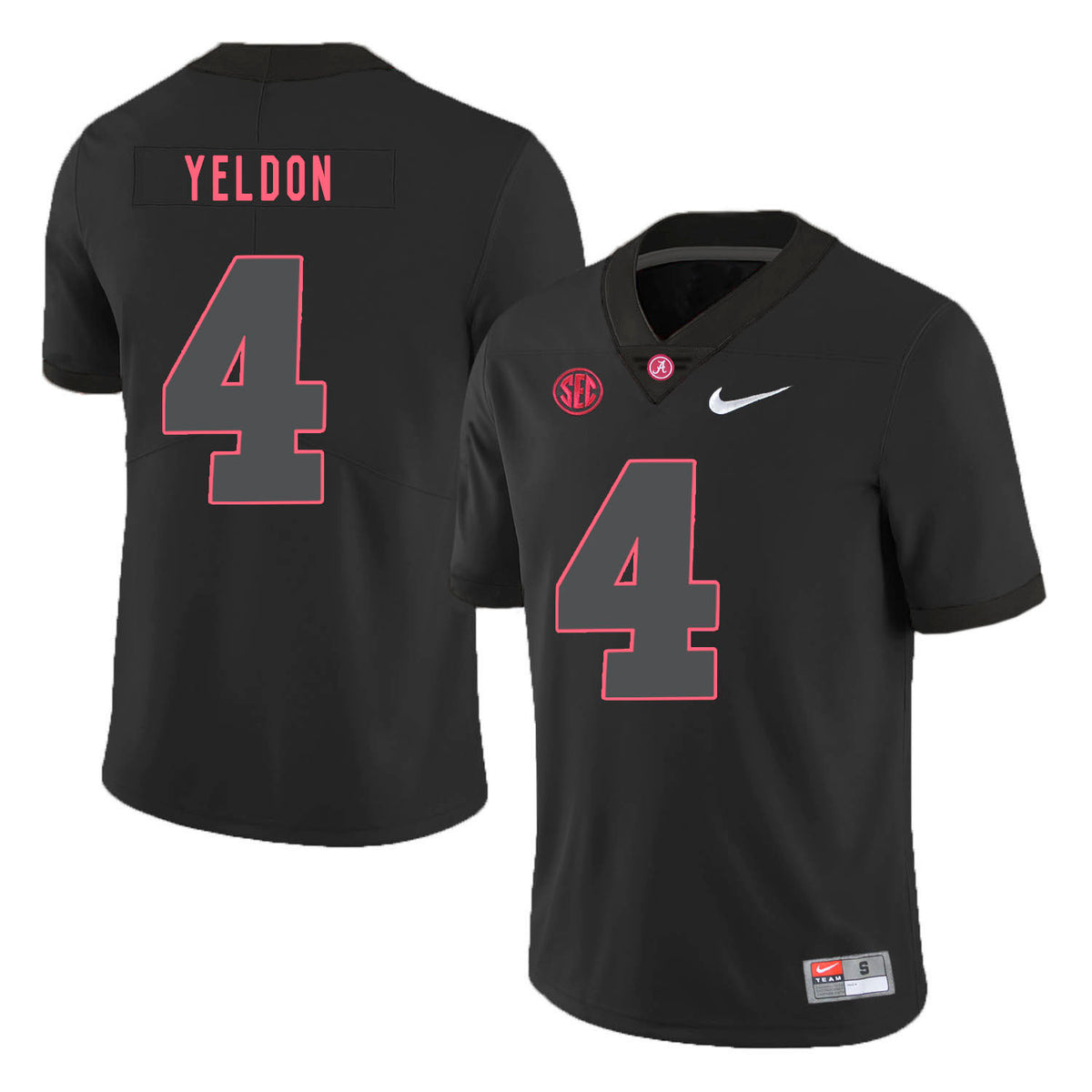 T.J. Yeldon Alabama Crimson Tide black Shadow jersey