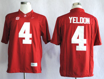 T.J Yeldon Alabama Crimson Tide red Limited jersey