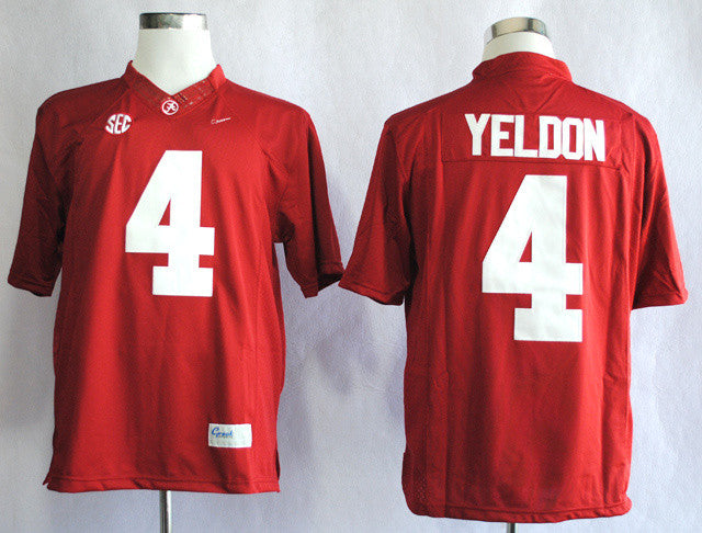 T.J Yeldon Alabama Crimson Tide red Limited jersey