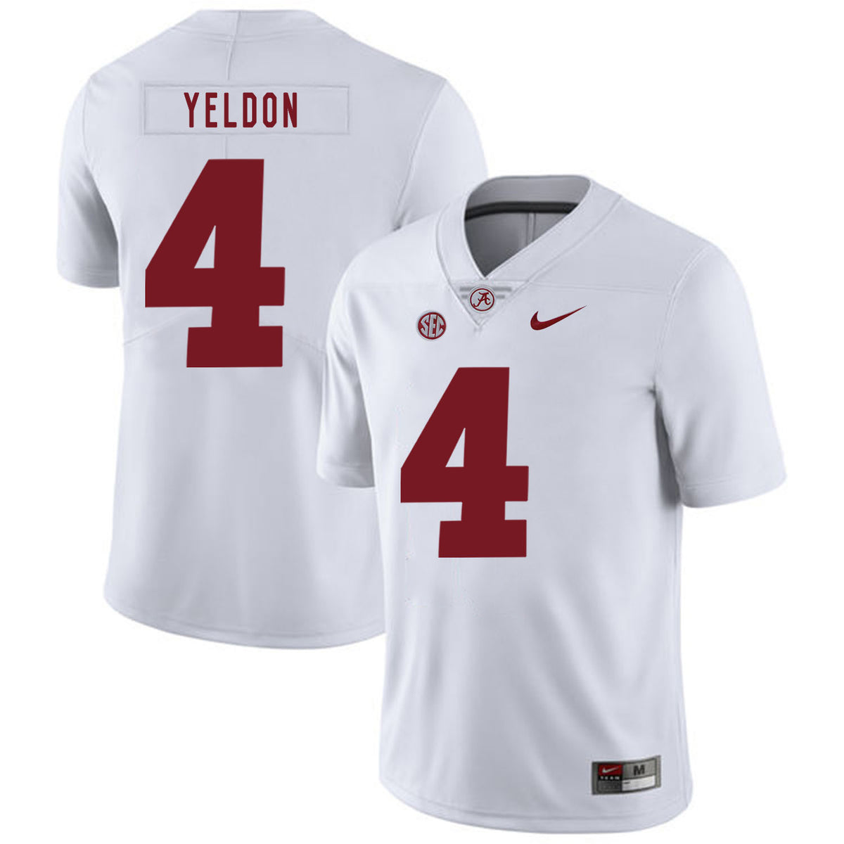 T.J. Yeldon Alabama Crimson Tide white jersey