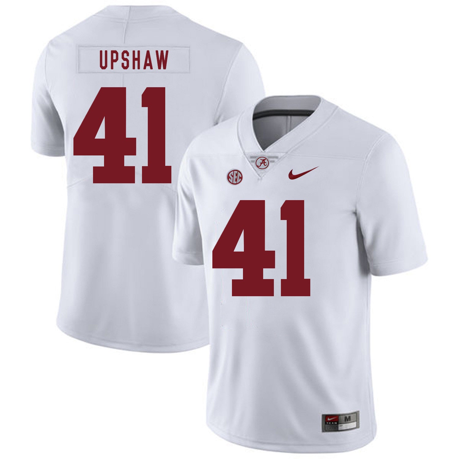 Courtney Upshaw Alabama Crimson Tide white jersey