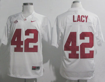 Lacy Alabama Crimson Tide white jersey