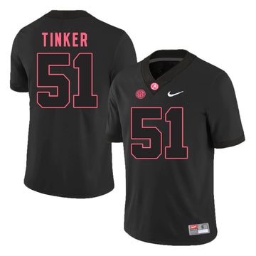 Carson Tinker Alabama Crimson Tide black jersey