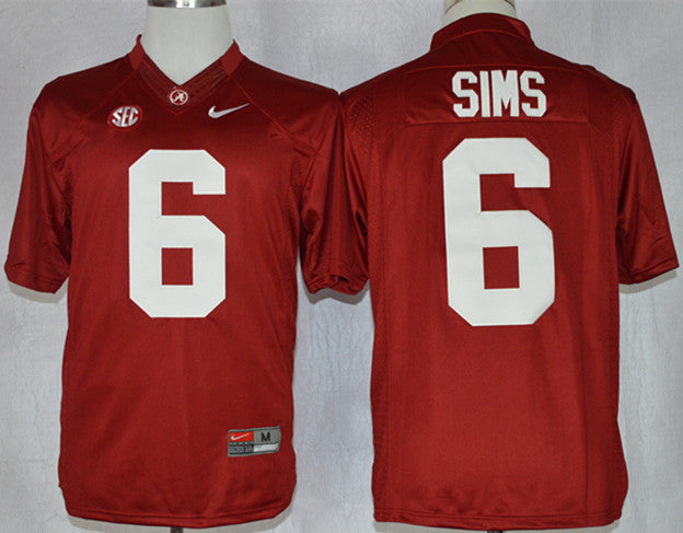Sims Alabama Crimson Tide red jersey