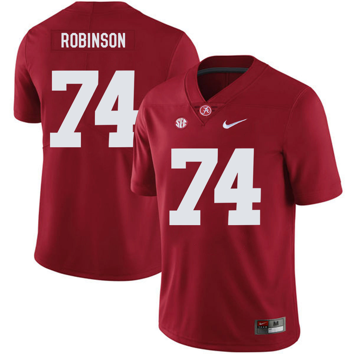 Cam Robinson Alabama Crimson Tide red jersey
