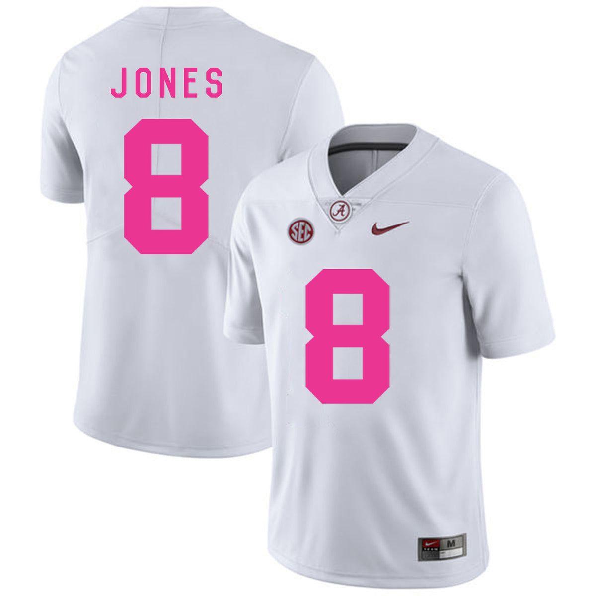 Julio Jones Alabama Crimson Tide white jersey