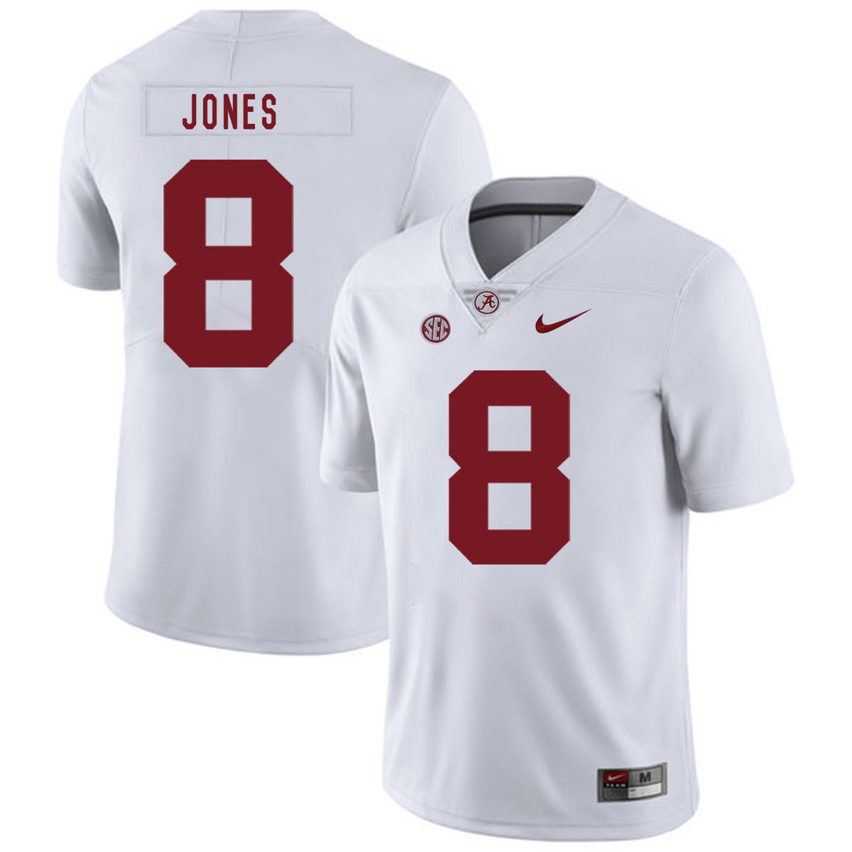 Julio Jones Alabama Crimson Tide white jersey