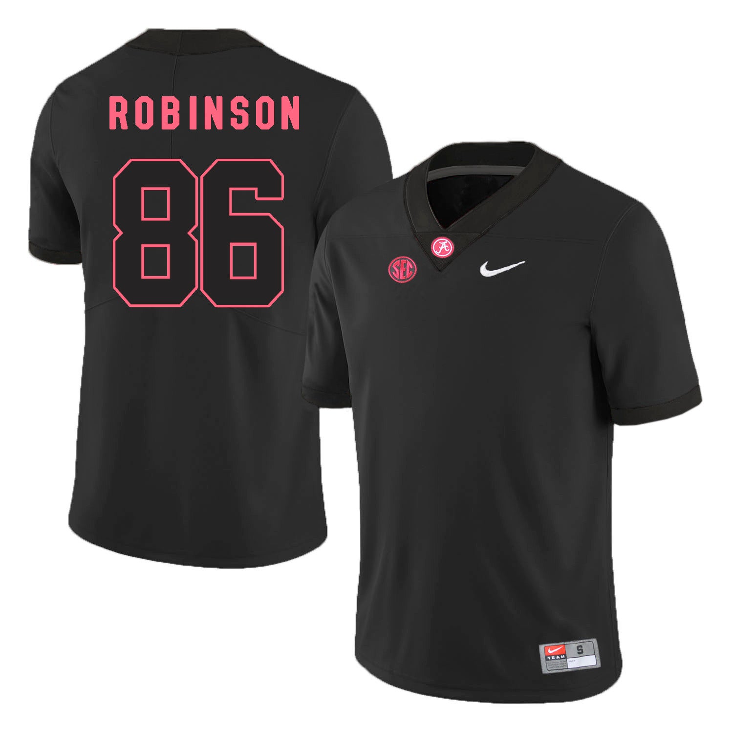 A'Shawn Robinson Alabama Crimson Tide black jersey