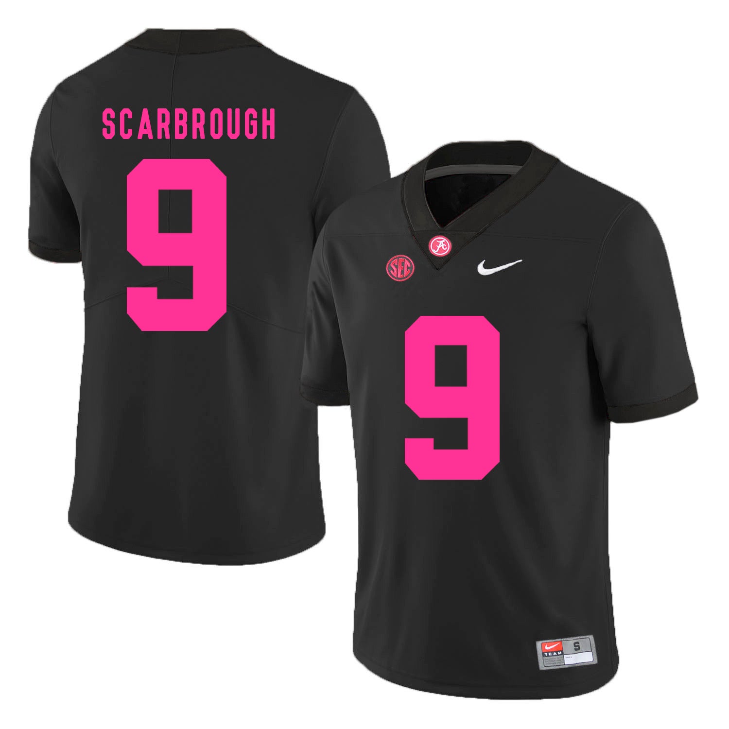 Bo Scarbrough Alabama Crimson Tide black jersey