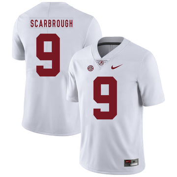 Bo Scarbrough Alabama Crimson Tide white jersey