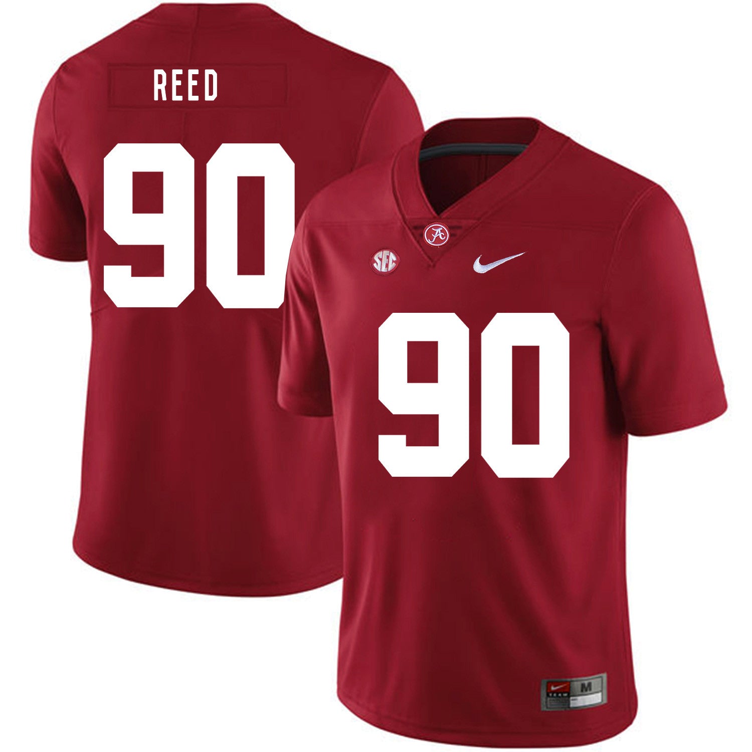 Jarran Reed Alabama Crimson Tide red jersey