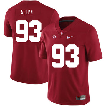 Jonathan Allen Alabama Crimson Tide red jersey
