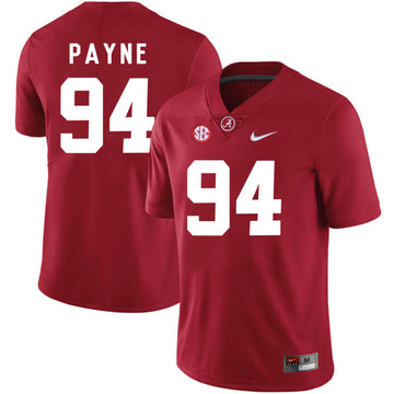 Da'Ron Payne Alabama Crimson Tide red jersey