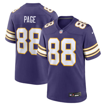 Alan Page Minnesota Vikings purple Classic jersey