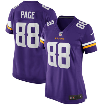 Alan Page Minnesota Vikings purple Game jersey
