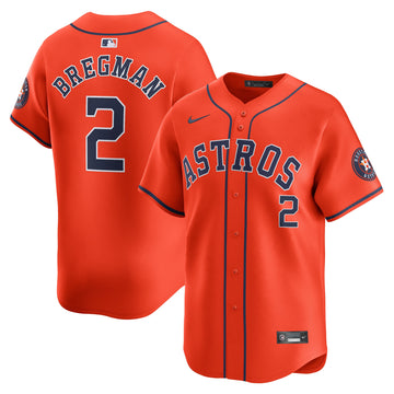 Alex Bregman Houston Astros orange Limited jersey