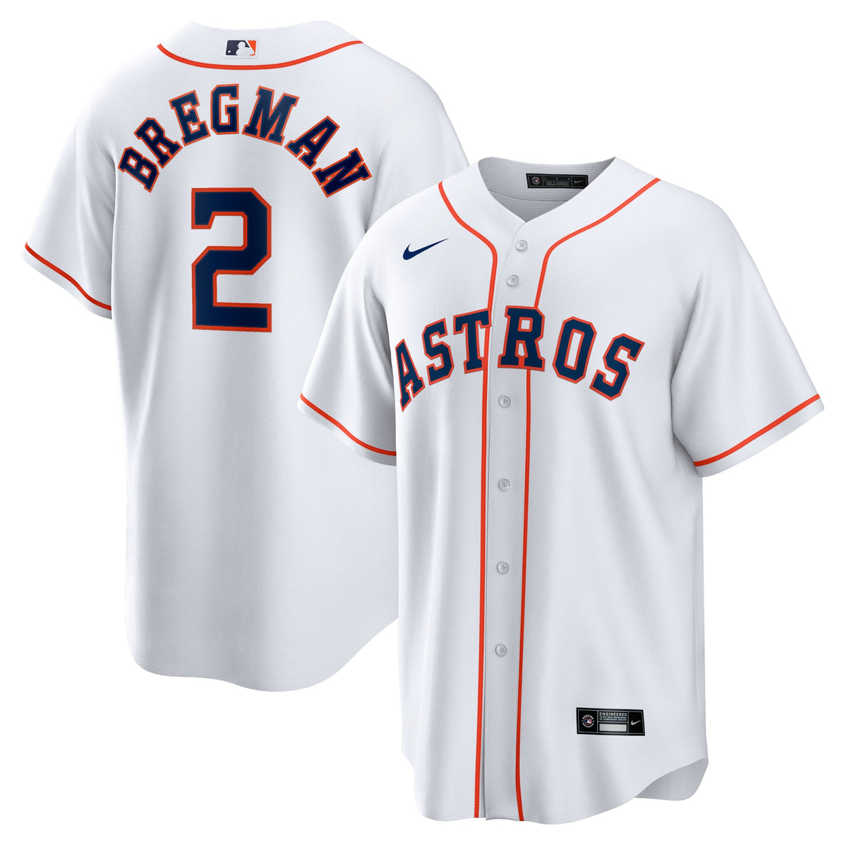 Alex Bregman Houston Astros white Home jersey