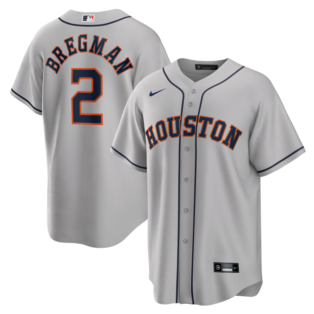 Alex Bregman Houston Astros gray Road jersey
