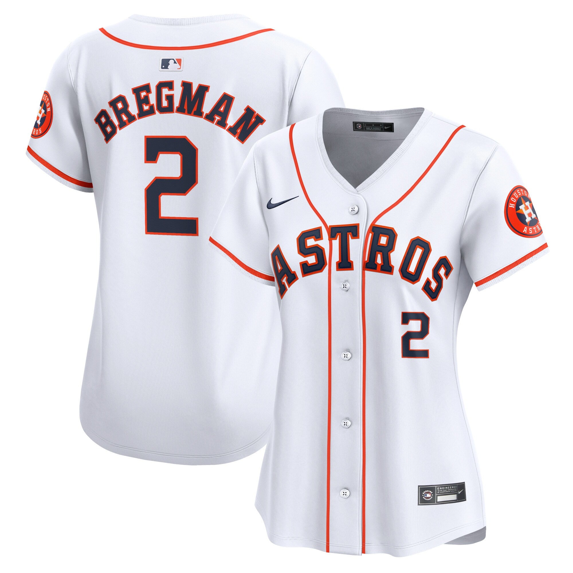 Alex Bregman Houston Astros white Limited jersey