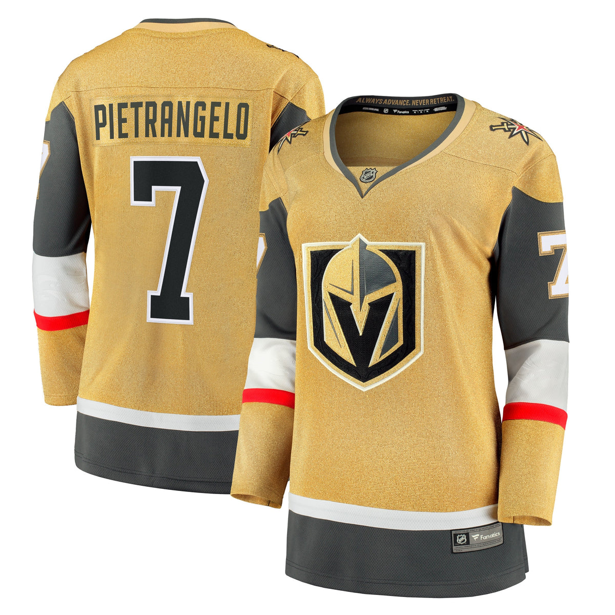 Alex Pietrangelo Vegas Golden Knights gold Home jersey