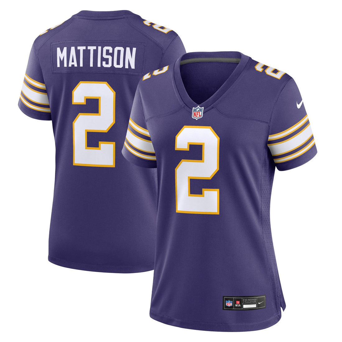 Alexander Mattison Minnesota Vikings purple Classic jersey