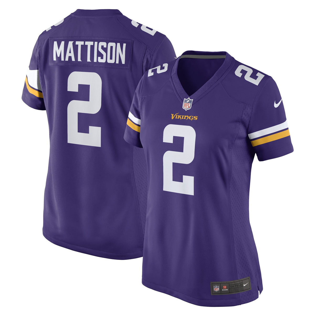 Alexander Mattison Minnesota Vikings purple Game jersey